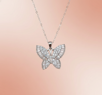 Butterfly Diamond Necklace