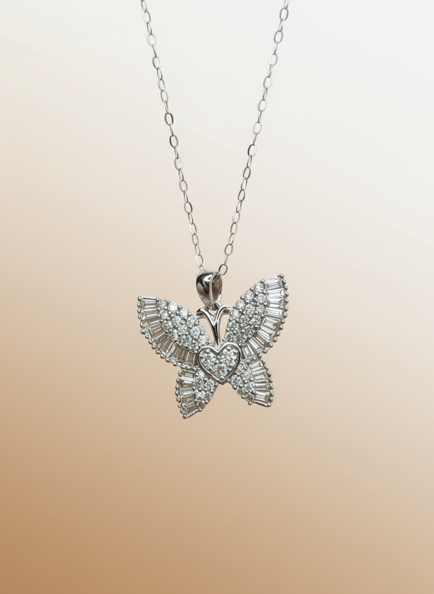 Butterfly Diamond Necklace