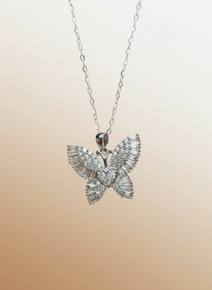 Butterfly Diamond Necklace