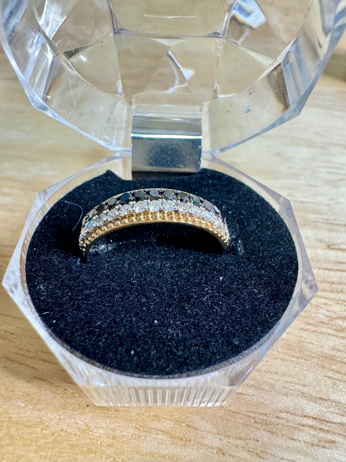 Black & White Diamond Ring