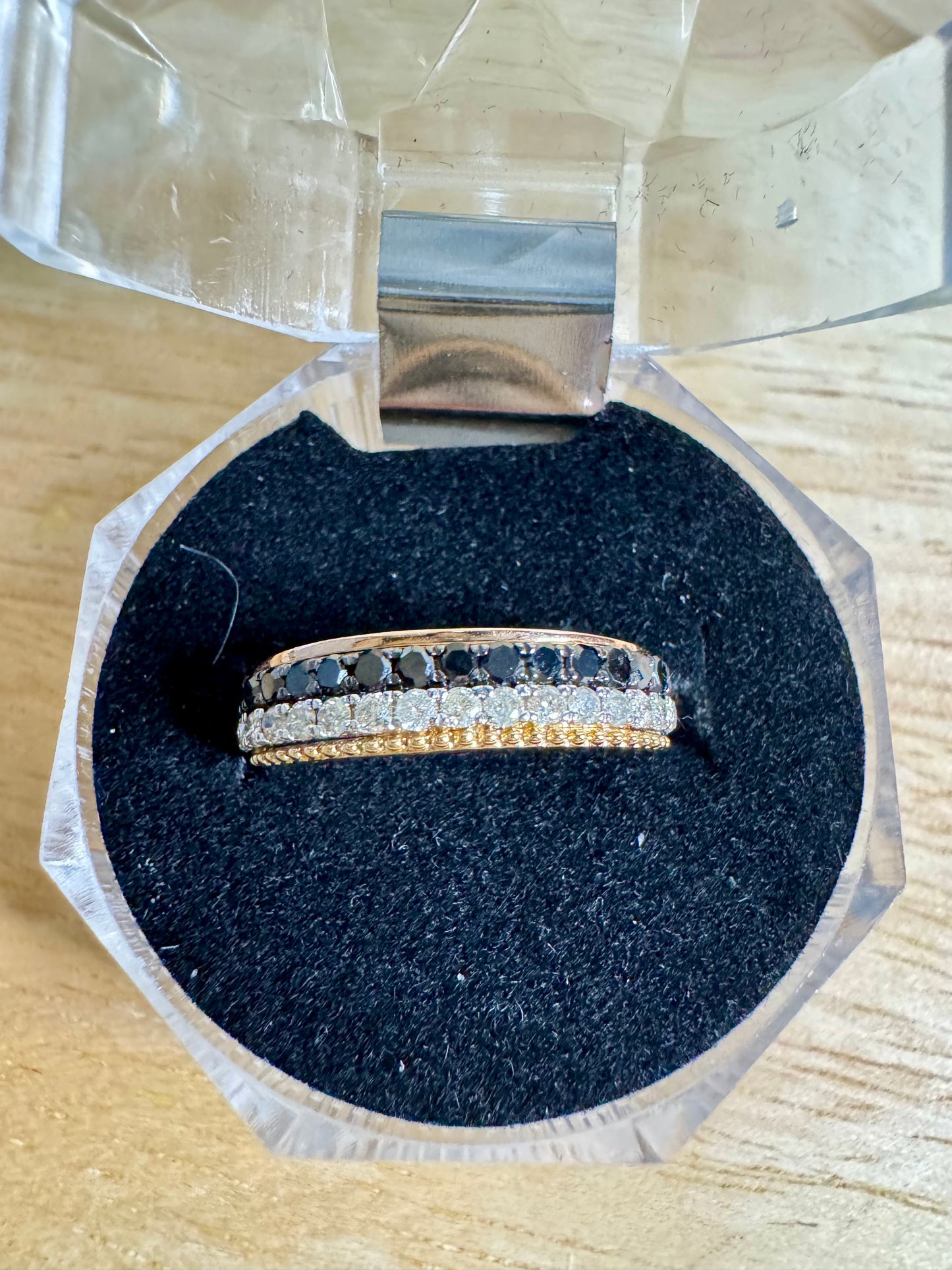 Black & White Diamond Ring