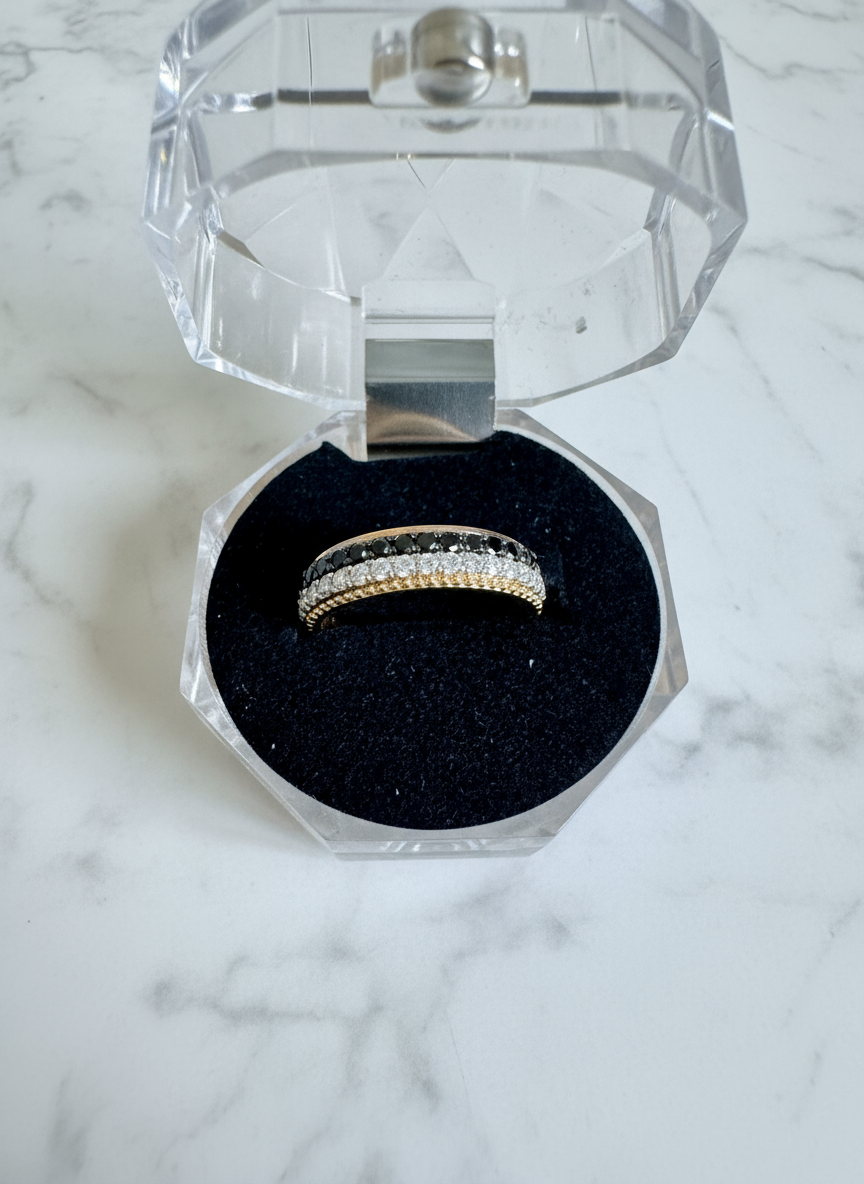 Black & White Diamond Ring