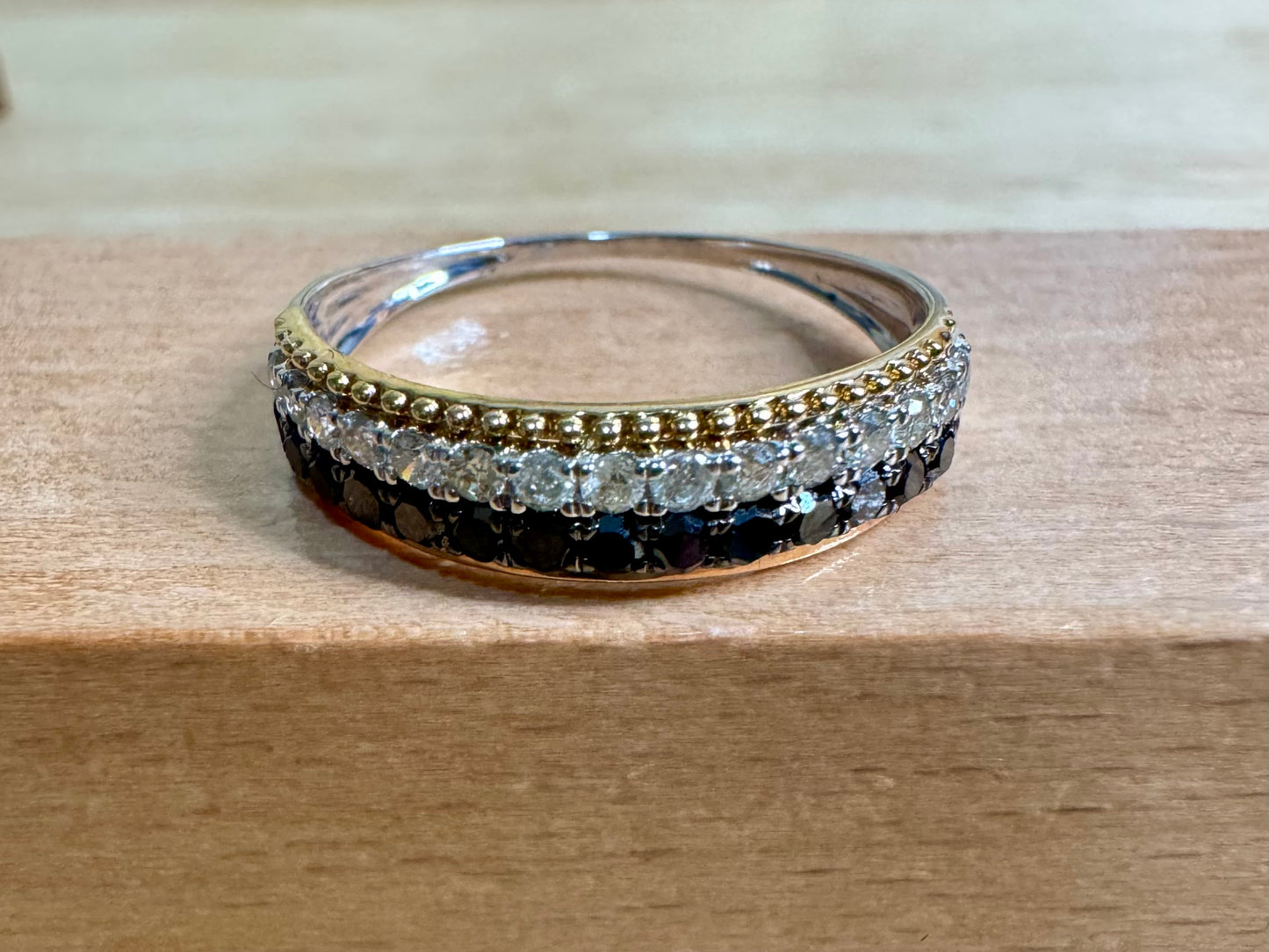 Black & White Diamond Ring