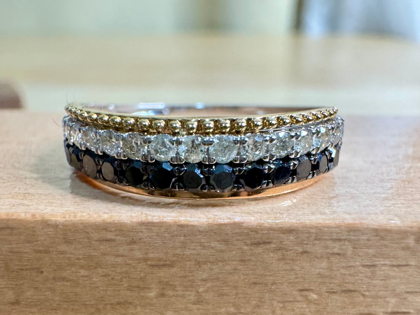 Black & White Diamond Ring