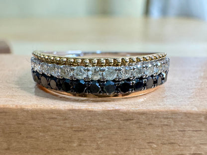Black & White Diamond Ring