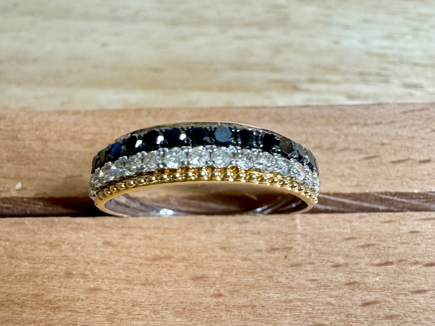 Black & White Diamond Ring