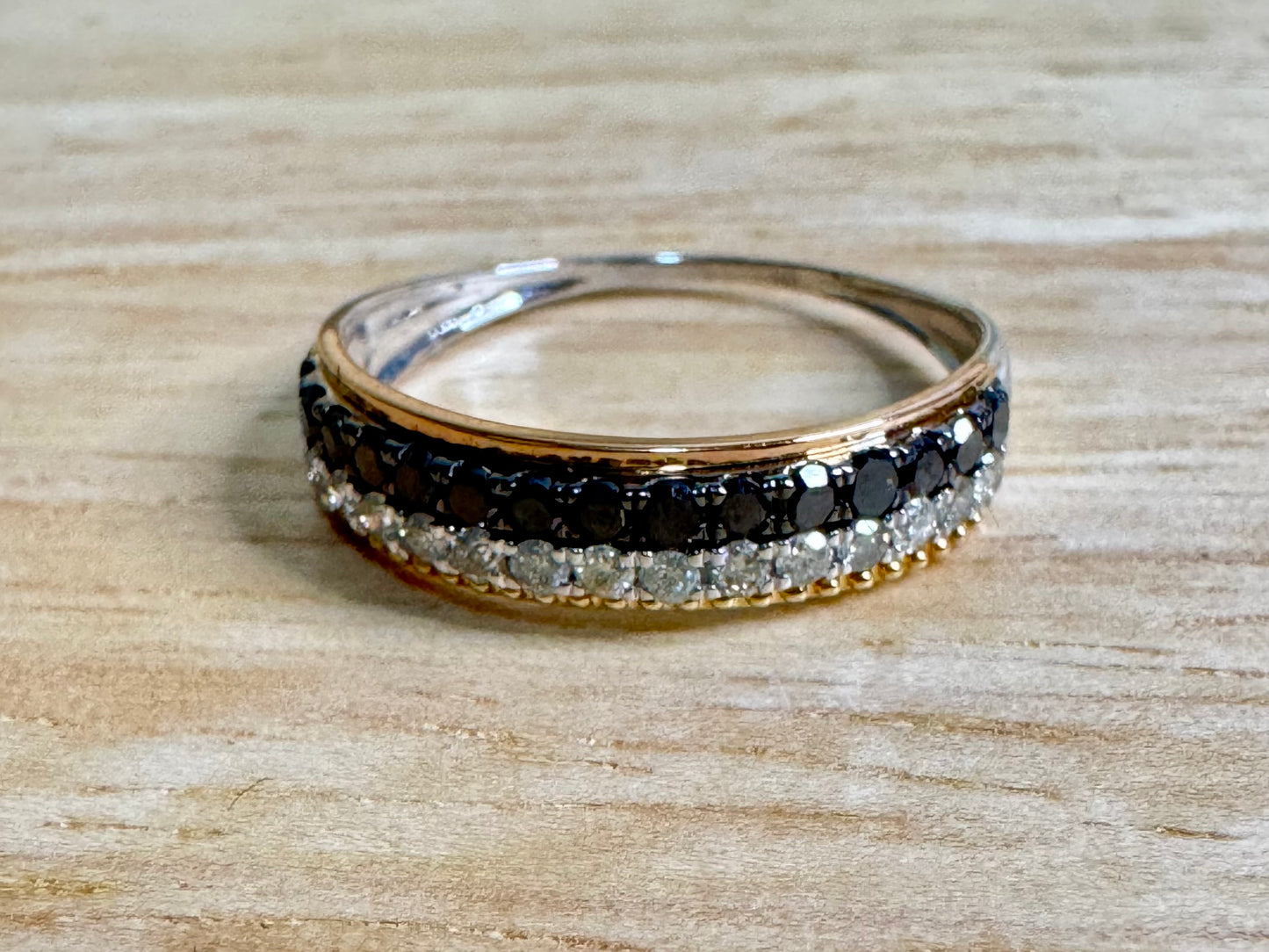 Black & White Diamond Ring