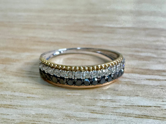 Black & White Diamond Ring