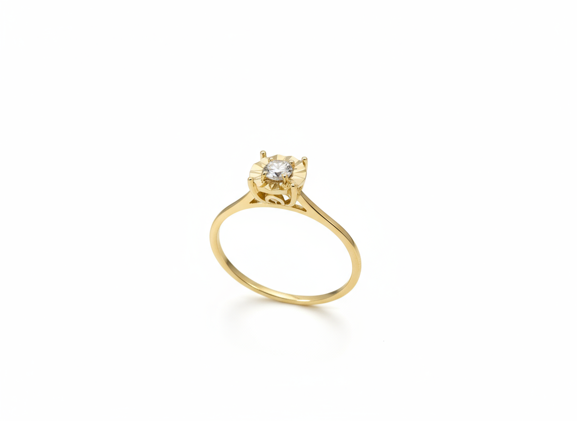 1ct Face Bridal Ring