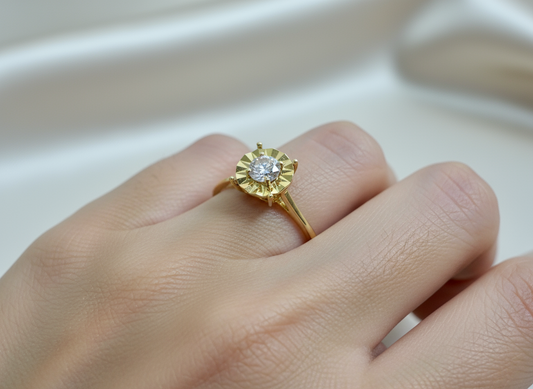 1ct Face Bridal Ring