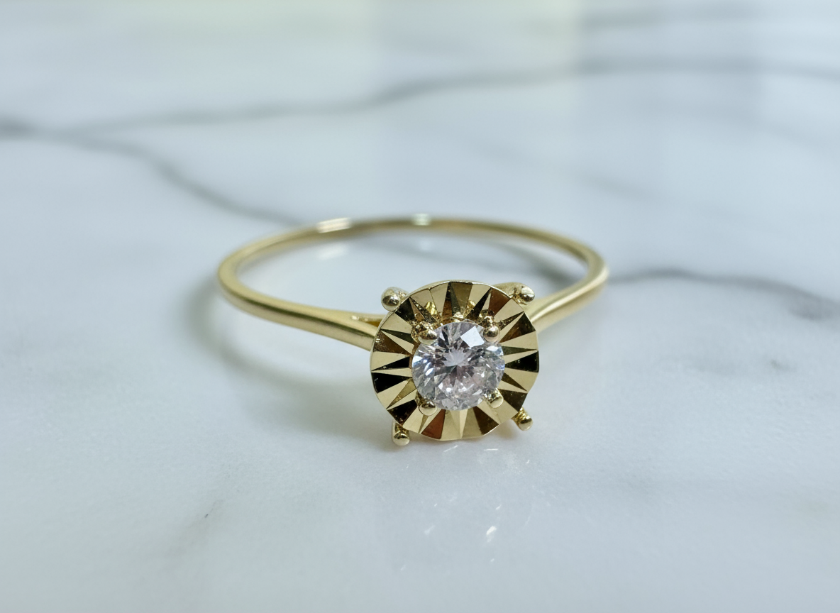 1ct Face Bridal Ring