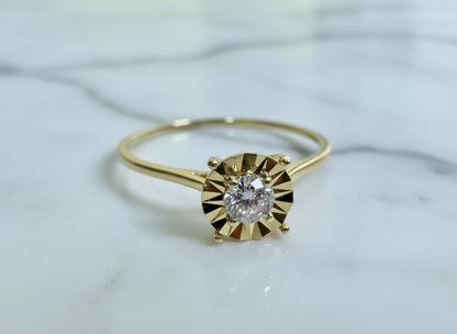 1ct Face Bridal Ring