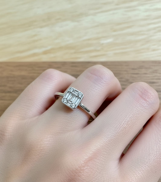 Emerald Illusion Ring