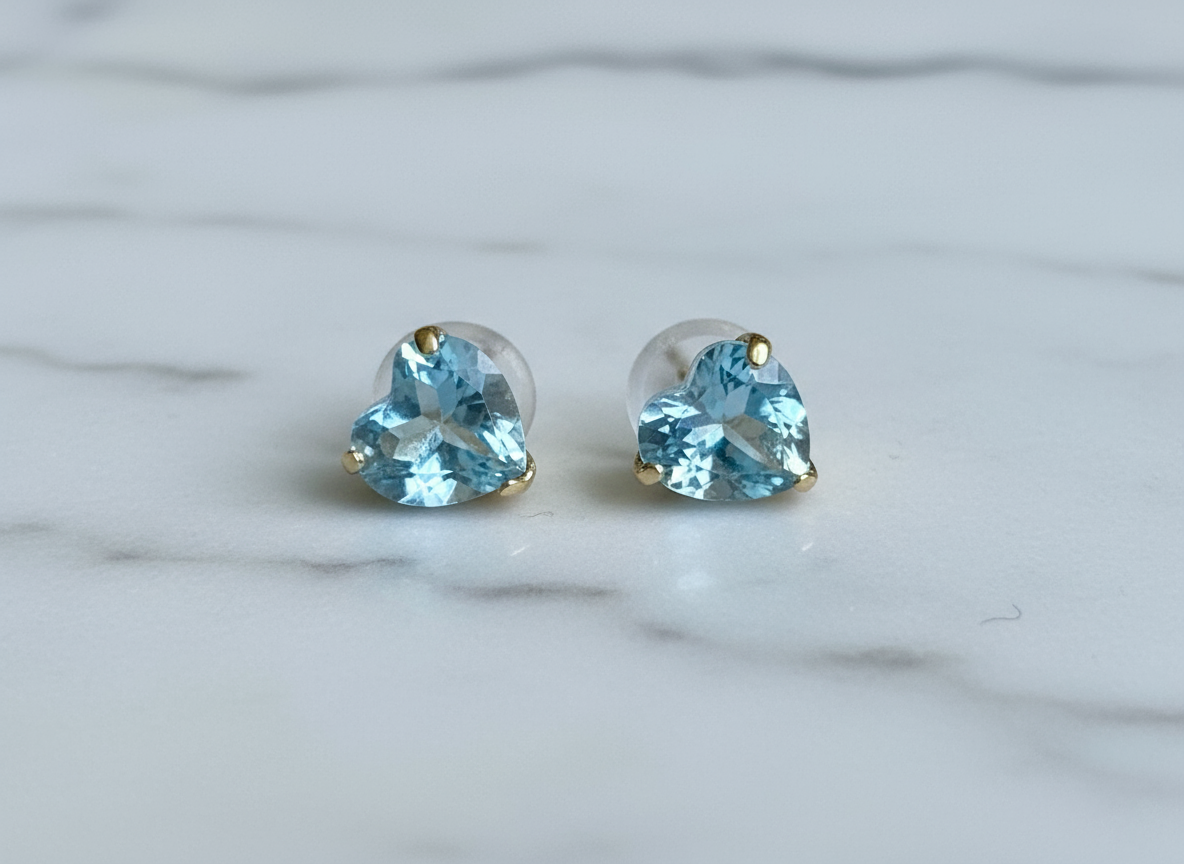 Heart Blue Topaz