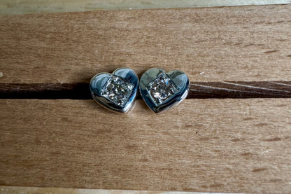 Harley Heart Earrings