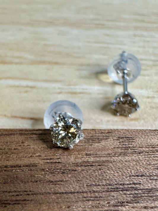 Solitaire Earrings