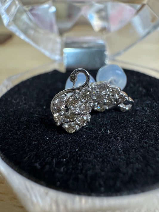 Swan Earrings