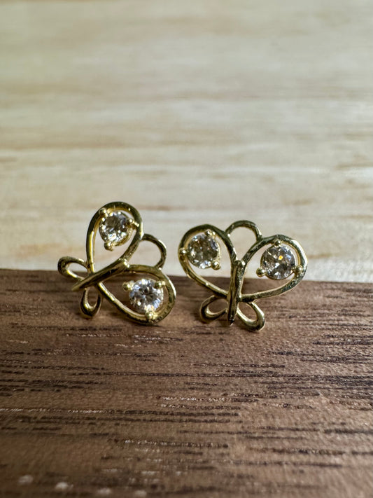 Butterfly Dia Earring