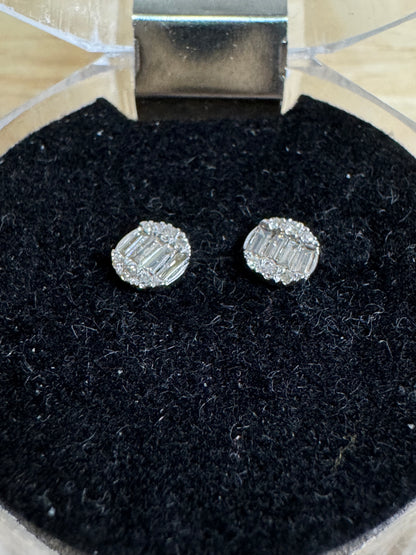 Round Illusion Earrings