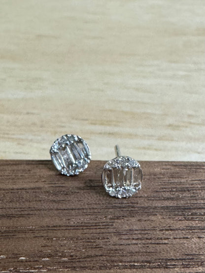 Round Illusion Earrings