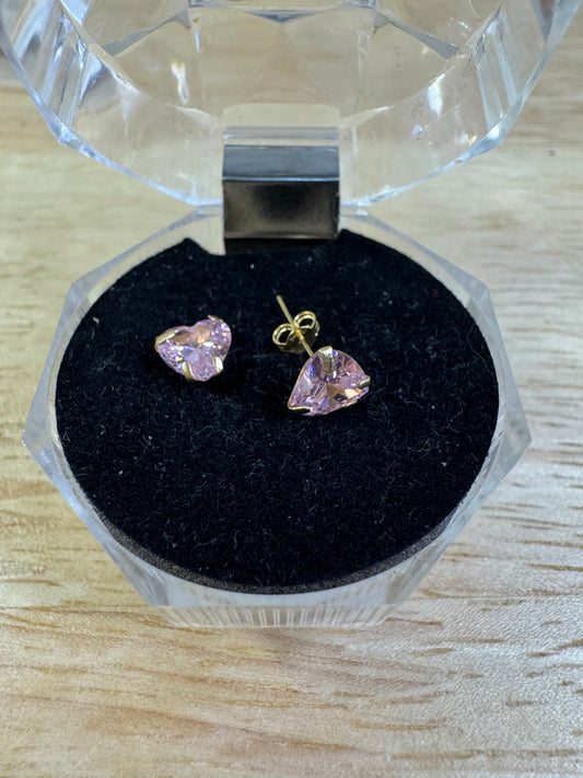 Pink Tourmaline Earrings