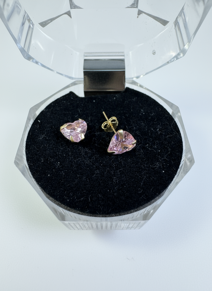 Pink Tourmaline Earrings