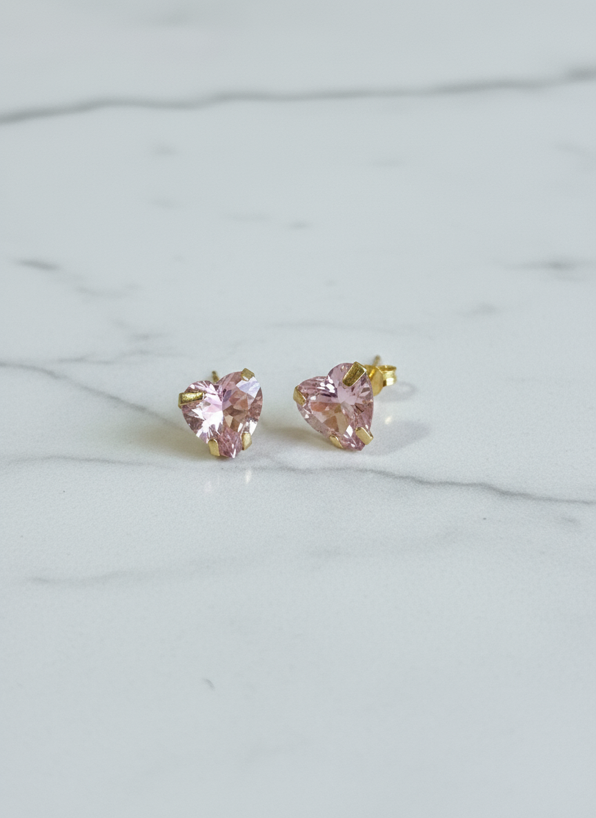 Pink Tourmaline Earrings